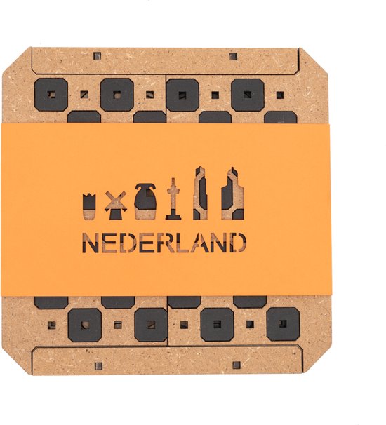 Meuq Design City Chess schaakset België - Luxe houten bordspel