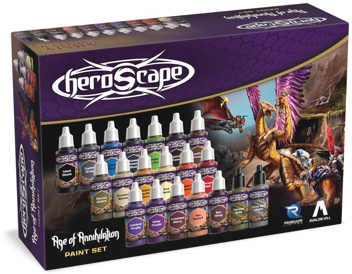 Age of Annihilation: Paint Set - Verfset voor miniaturenspel