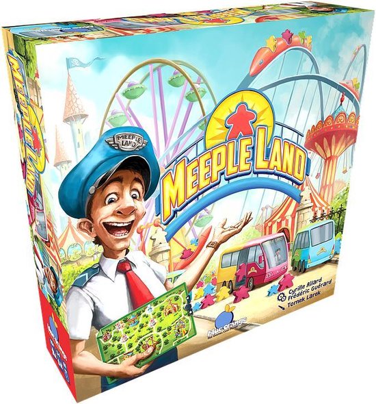 Meeple Land - Geronimo Games - Blue orange - bordspel - jaar oud - van 2 tot 4 spelers