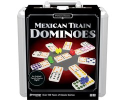Goliath Mexican Train Dominos In Tin - Koffer - Actiespel - Domino - Gezinsspel - 1 tot 8 spelers