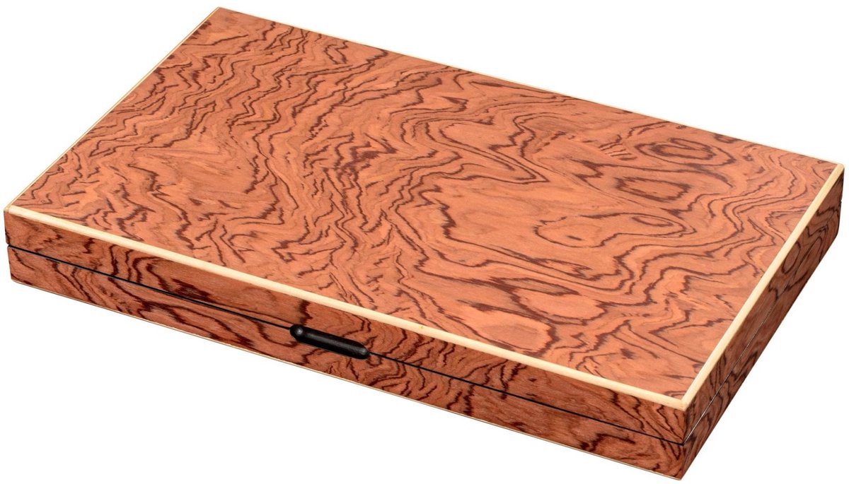Philos Jeu de Backgammon Kassette Ikaria Grand plateau en bois.