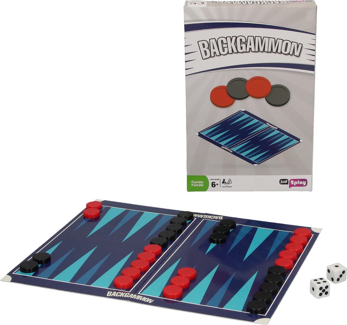 Backgammon Jeu de Voyage - 18x12x3cm | Set de Jeux de Société de Voyage | Jeu de Vacances | Jeu de Réflexion Édition Voyage