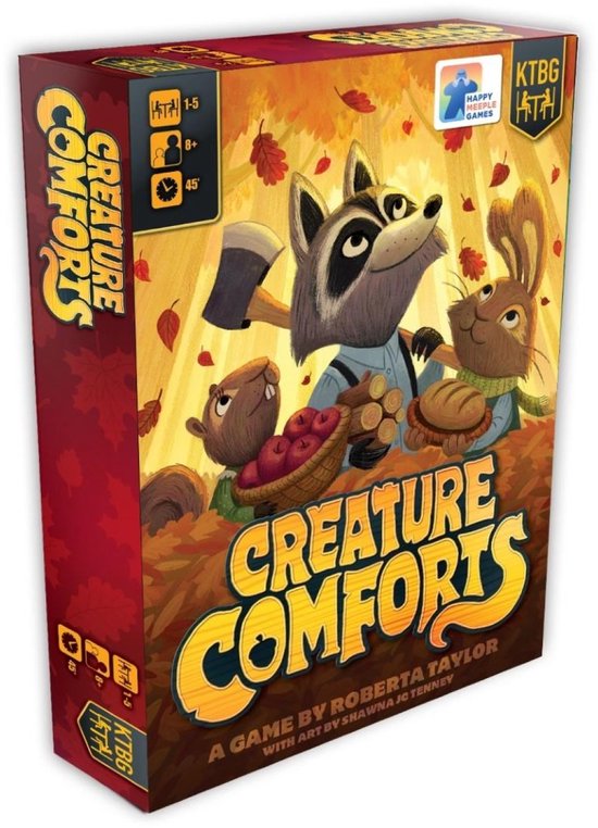 Happy Meeple Creature Comforts - Bordspel -5 spelers - 8+ jaar