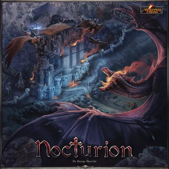 Nocturion 2nd Edition - Strategiespel -4 spelers + - Tactisch en thematisch - Engels