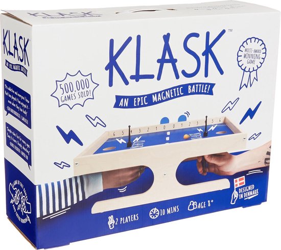Klask jeu de société 2 joueurs - Jeu magnétique - Jeux de société Adultes et Enfants