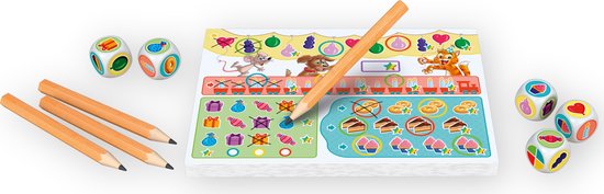 999 Games - Clever - Junior - Dobbelspel - jaar - Kinderspel - Gezelschapsspel - Educatief spel - Klein cadeautje
