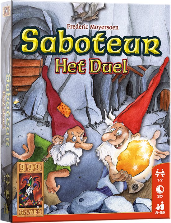 999 Games - Saboteur - Het Duel - Kaartspel - spelers