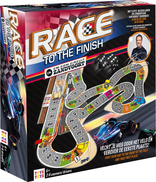 Race to the Finish - Circuit Zandvoort - Robert Doornbos - Jeu de société - Formule 1