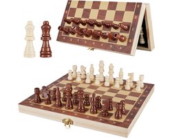 Solacis Magnetisch schaakspel - Magnetisch schaakbord - Reis schaakspel - Schaken - Schaakspel - Must have!
