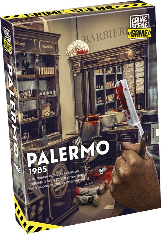Tactic Crime Scene Palermo 1985 – Bordspel – Misdaadspel – Maffia Mysterie in Sicilië – Diepgaand Onderzoek en Morele Keuzes – Crime Scene Serie – Game Storm Studio – 1 of Meer Spelers – Jaar