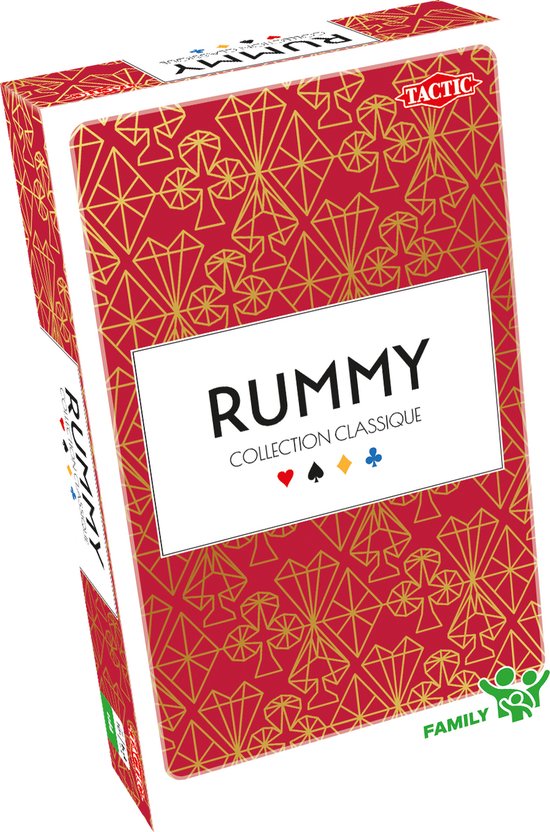 Tactic Rummy – Bordspel – Compacte Editie – Klassiek Tegelspel – 2-4 Spelers – Jaar