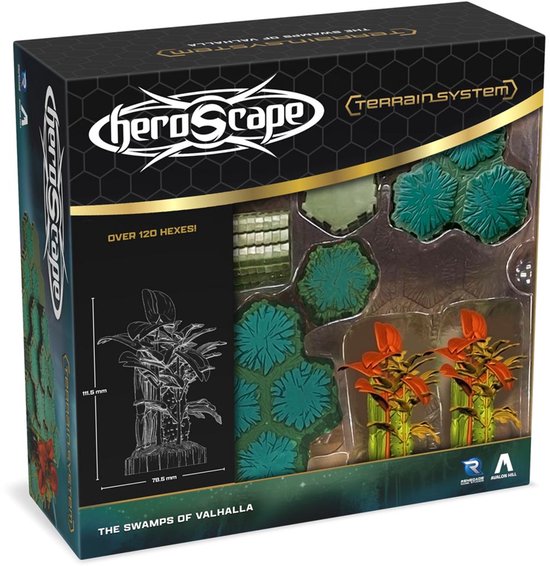 Heroscape: The Swamps of Valhalla - Terrain Expansion - Extension - En anglais - Renegade Game Studios