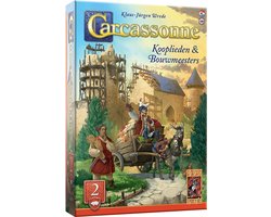 999 Games - Carcassonne: Kooplieden & Bouwmeesters - Uitbreiding 2 - Nieuwe Versie - NL -EN