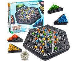 TOYLANDIA Triangle Chain Game - Montessori Speelgoed - Tiktok - Fijne Motoriek - Educatief Speelgoed - Schaakspel