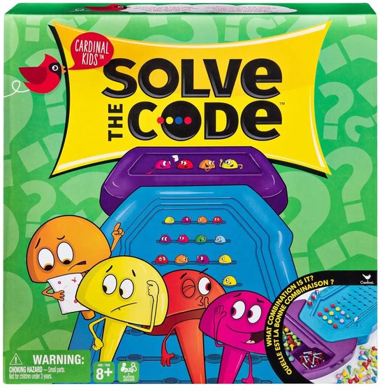 Cardinal Games Solve The Code bordspel - jaar - 2 spelers - Denk spel