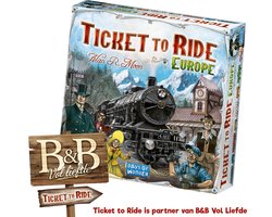 Ticket to Ride Europe - Nederlandstalig Bordspel - Strategisch Gezelschapsspel voor Familie & Vrienden