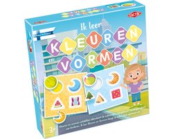 Tactic Ik Leer: Kleuren en Vormen – Bordspel – Educatief – Leerzaam Spel om Kleuren en Vormen te Leren Herkennen – 2 tot 4 Spelers – Vanaf 3 Jaar