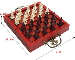 Schaakbord Schaakset Schaakspel Schaakstukken Schaakspel Hout Volwassenen Luxe Chinese Stijl