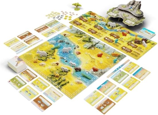 White Goblin Games - WILD Serengeti - familiespel - 1 tot 4 spelers - Strategisch spel - jaar - Familiespel