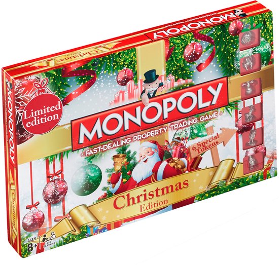 Winning Moves Monopoly Christmas Edition - Kerst bordspel - jaar