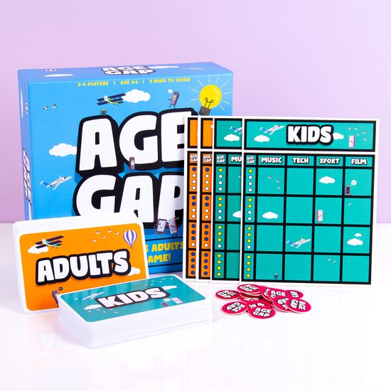Gift Republic Age Gap - Jeu de quiz familial