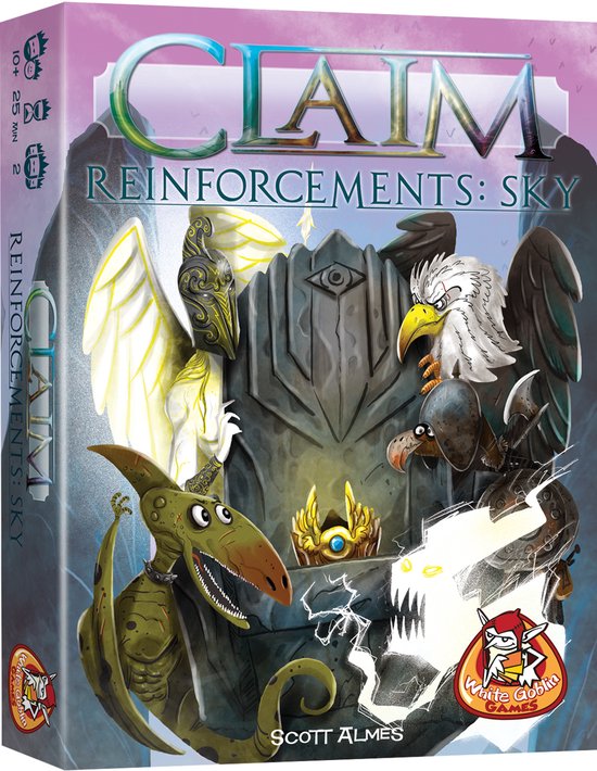 White Goblin Games - Claim Reinforcements: Sky - Kaartspel - 2 spelers - Tactisch kaartspel - jaar - Kaartspel met unieke facties
