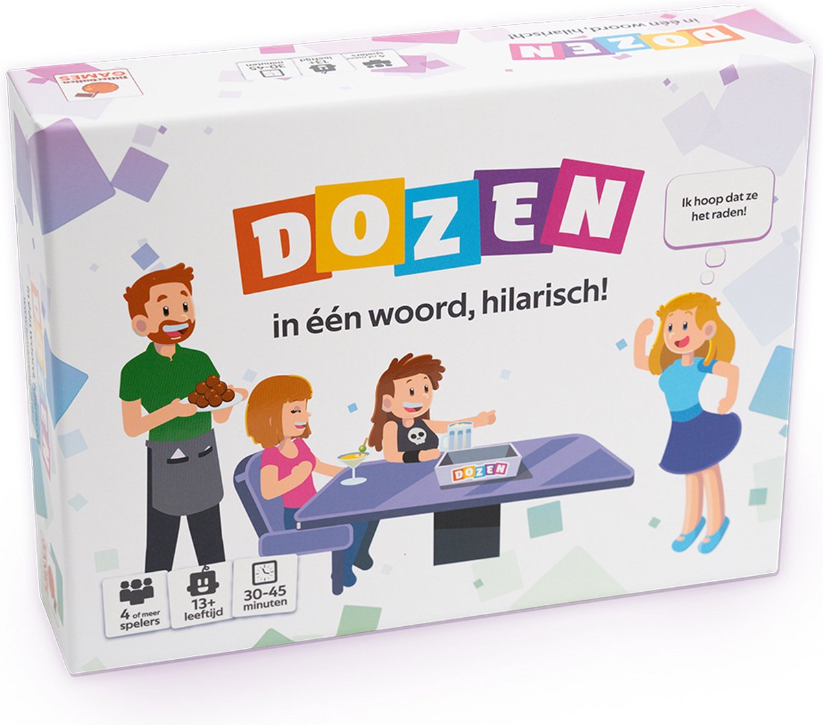 Het Dozen Spel - Bitterballen Games - bordspellen - party spel
