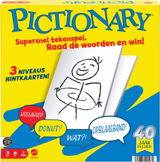Mattel Games Pictionary - Bordspel - Belgische editie