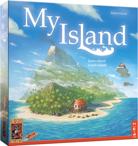 999 Games - My Island - Legacy spel - Strategisch en toegankelijk avontuur voor het hele gezin - Unieke legacy-ervaring!