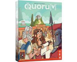999 Games - Quorum - Bordspel - Strategisch spel - Combinatie van bord- en kaartspel - Makkelijke spelregels - vanaf 10 jaar - Gezelschapsspel