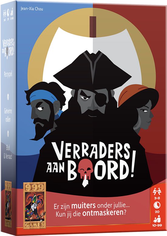 999 Games - Verraders aan Boord! - jeu de cartes - Jeu d'ambiance - Règles simples - Accessible à tous !