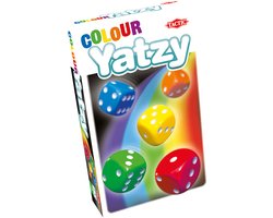 Tactic Colour Yatzy – Dobbelspel – Kleurrijk Familiespel – Met Regenbooginlay en QR Uitleg – Vanaf 6 Jaar – 2 of Meer Spelers