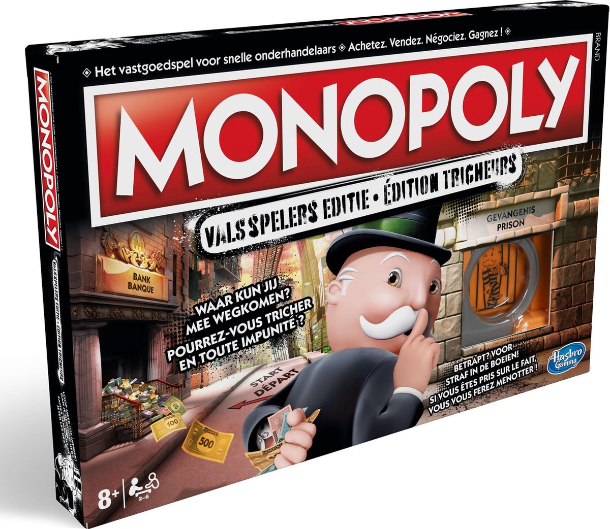 Monopoly Édition Tricheurs - Édition Belgique - Jeu de plateau - Jeu de société