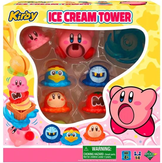 Kirby Ice cream Tower- familie spel jaar 1-4 spelers