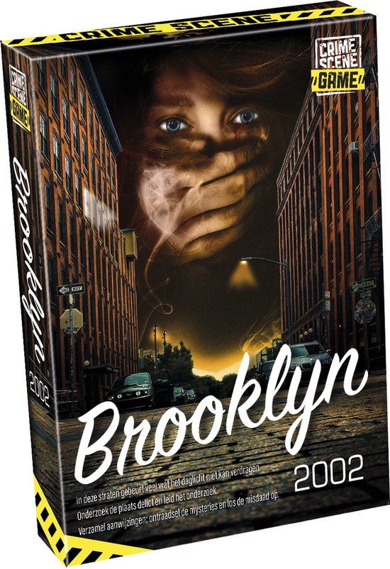 Tactic Crime Scene Brooklyn 2002 – Bordspel – Misdaadspel – Moderne Stadszaak vol Geheimen – Diepgaand Onderzoek en Deductie – Crime Scene Serie – Game Storm Studio – 1 of Meer Spelers – Jaar