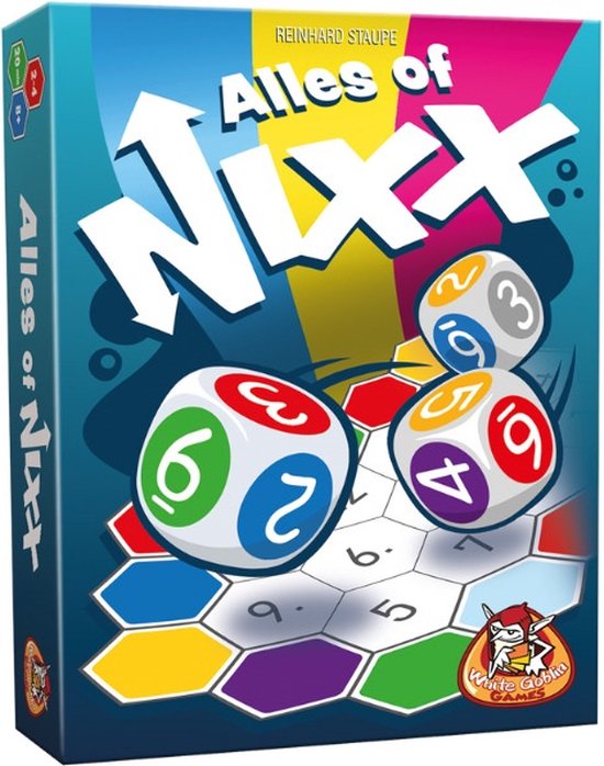 White Goblin Games - Alles of Nixx - Dobbelspel - 2 tot 4 spelers - jaar - Snel dobbelspel - Voor het hele gezin