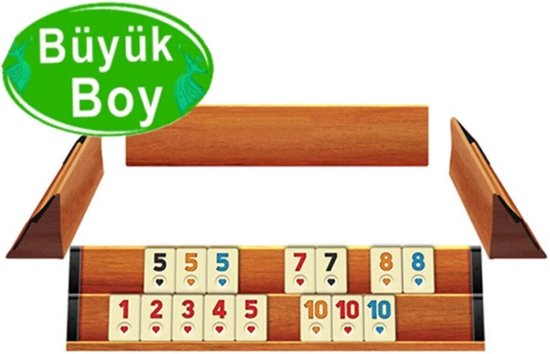 Pataci Rummy Okey spel - Turks spel van hout spelers