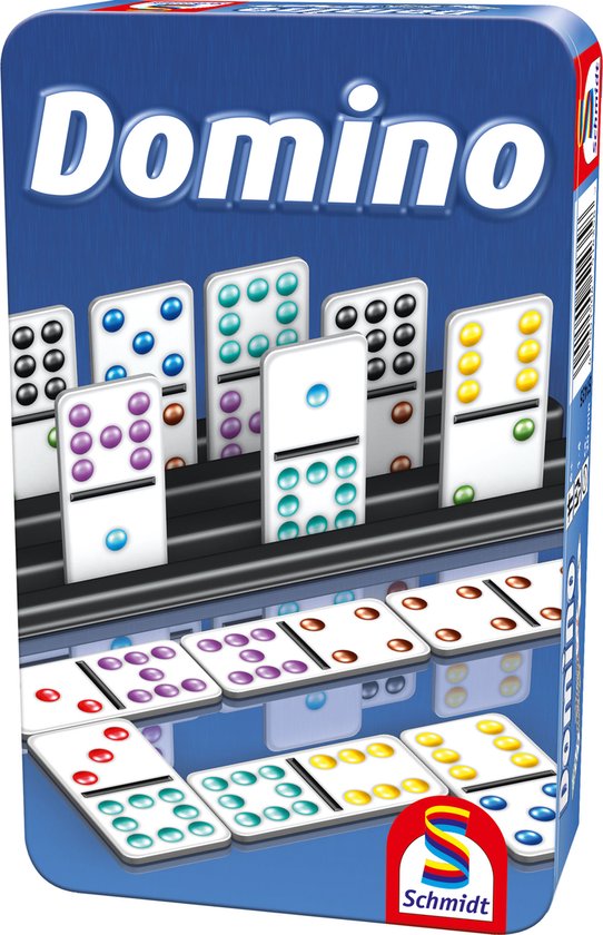 Schmidt® - Domino - Klassiek bordspel - Familie spel - vanaf 6 jaar - 2-4 spelers - Reisspel
