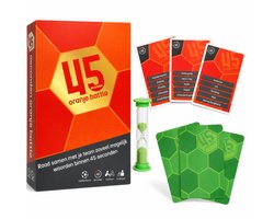 Oranje battle - 45 seconds gezelschapsspel - Voetbal thema - 100+ speelkaarten - Uitbreiding voor 30 seconds bordspel