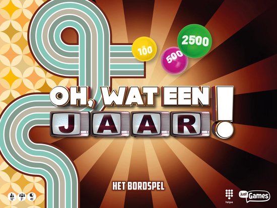 Just Games Oh, Wat Een Jaar! - Bordspel + spelers - jaar