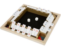 Small Foot - Shut the Box Houten Dobbelspel Gouden Editie