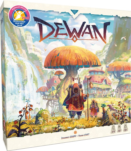 Asmodee strategisch bordspel Dewan -4 spelers 10 jaar+.