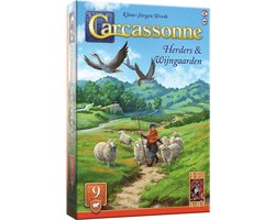 999 Games - Carcassonne: Herders & Wijngaarden - Uitbreiding 9 - Nieuwe Versie - NL - EN