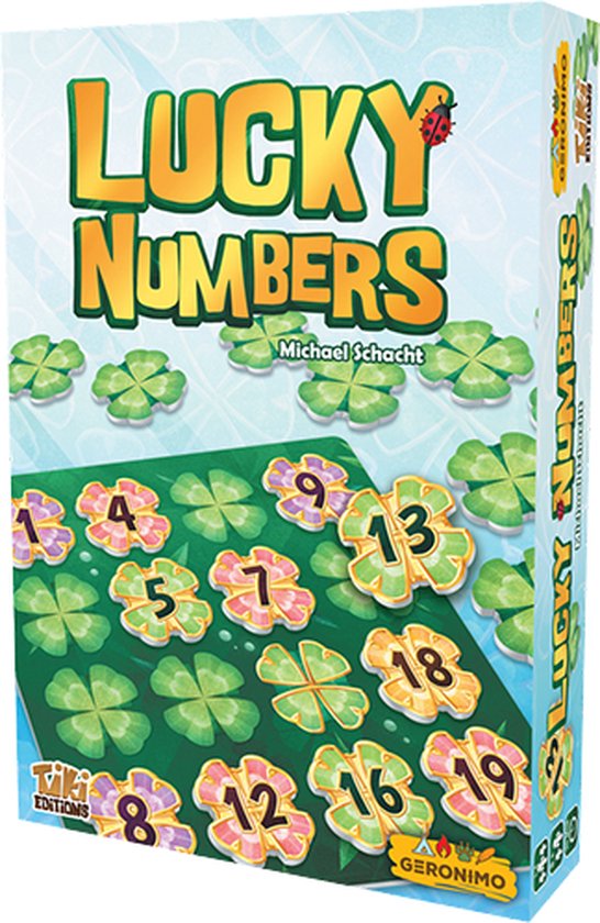 Lucky Numbers - Geronimo Games - familiespel - jaar oud - van 2 tot 4 spelers