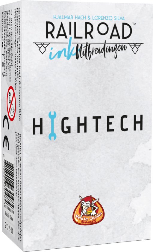 Dobbelspel — White Goblin Games - 1 tot 4 spelers - mini uitbreiding - Roll & Write - Voor de hele familie - Railroad Ink Uitbreidingen: Hightech