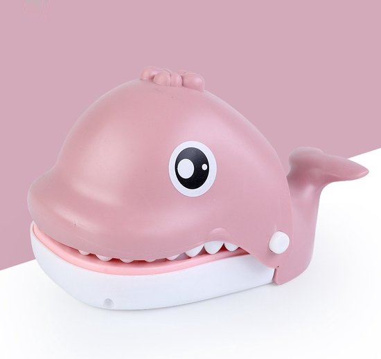 Baleine Rose Dentiste - Jeu qui mord - Jeu à boire Crocodile