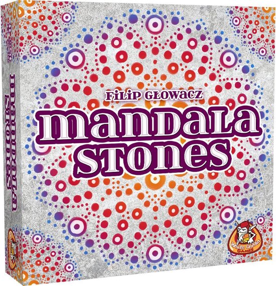 White Goblin Games - Mandala Stones - familiespel - 2 tot 4 spelers - 30 minuten - jaar