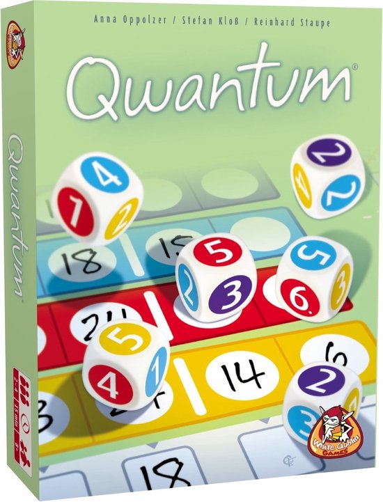 White Goblin Games - Qwantum - Jeu de dés - 2 à 4 joueurs - Palpitant - Jeu familial - Dès 6 ans