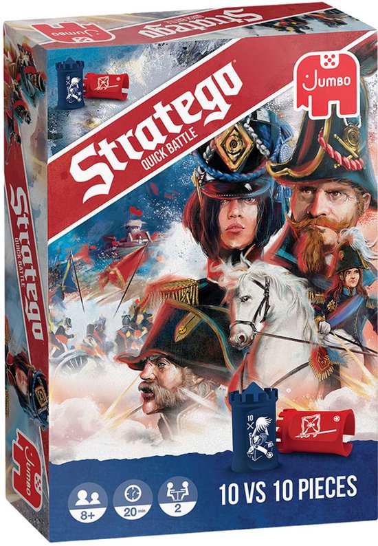 Jumbo - Stratego Quick Battle - Bordspel - vanaf 8 jaar - 2 spelers