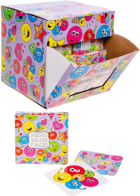 Duckiez mini memo game 28 kaartjes lachgezicht - 1 stuk